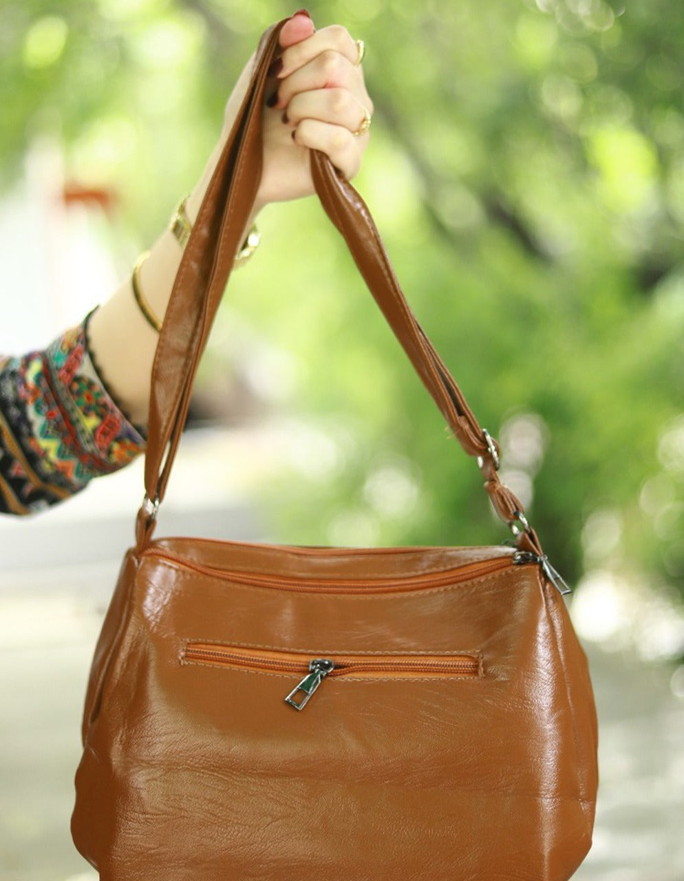 Genuine Leather Crossbody Stylish Large Capacity Shoulder Bag for Women image 11