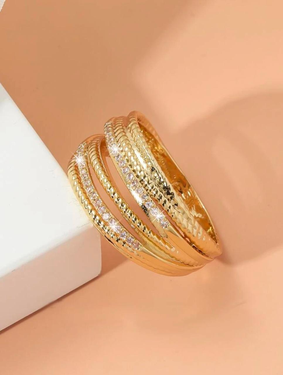 CUBIC ZIRCONIA DÉCOR RING image 3