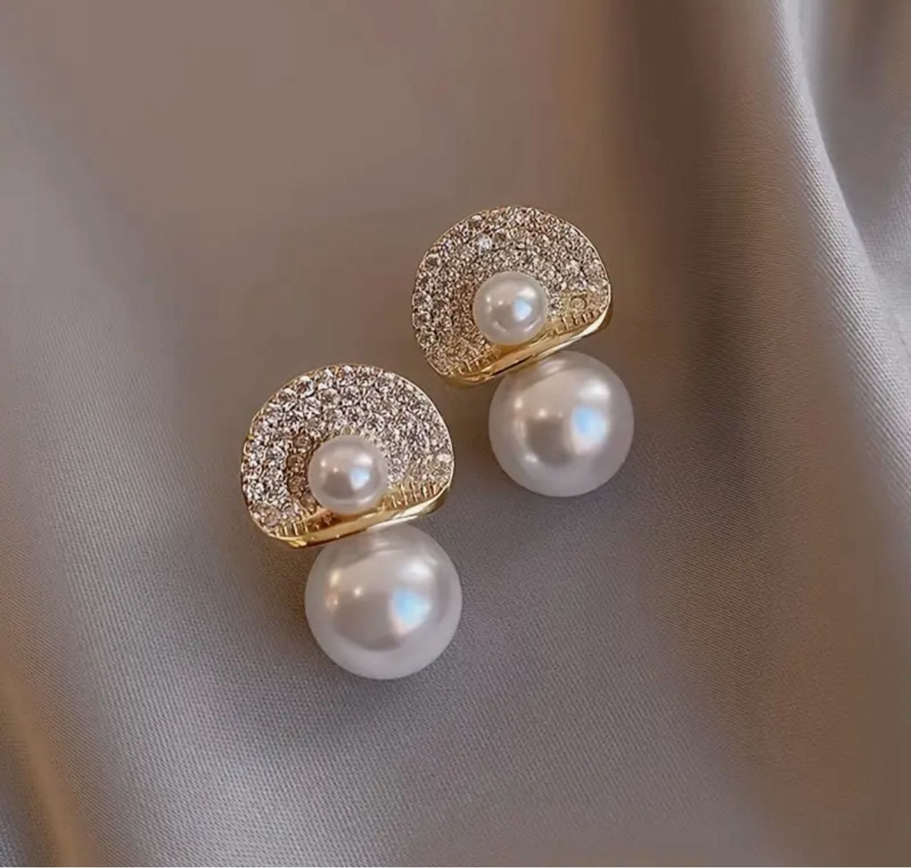 Elegant Simple Style Zinc Alloy Studs with 925 Sterling Silver Posts image 3