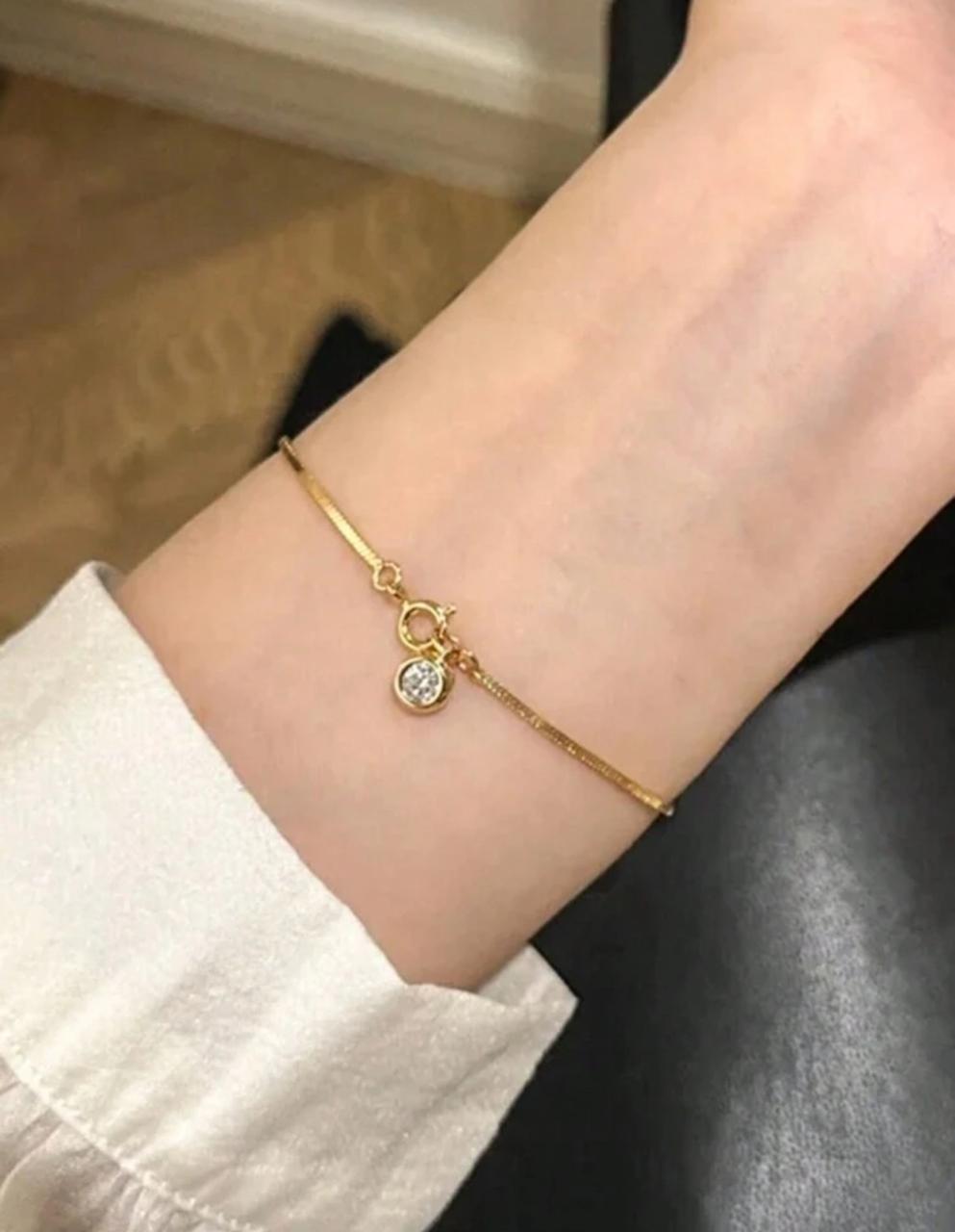 Stainless Steel Snake Bone Bubble Bracelet. Material: Stainless Steel image 2