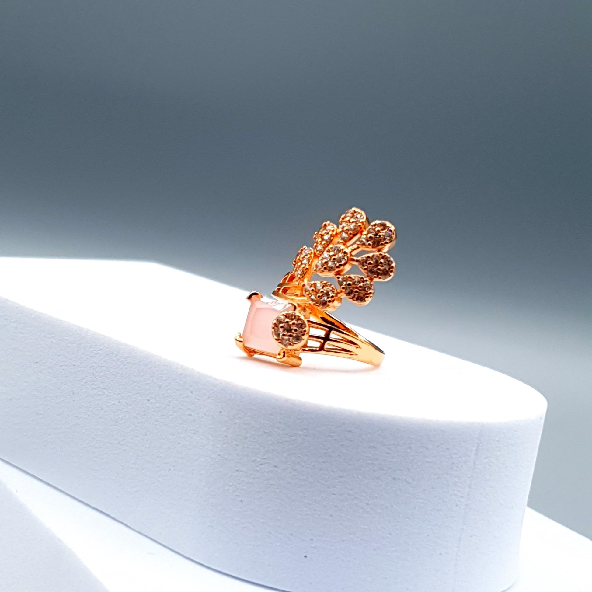 Stylish  Pink Stone (Adjustable) image 4