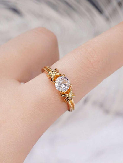 GORGEOUS CUBIC ZIRCONIA RING image 3