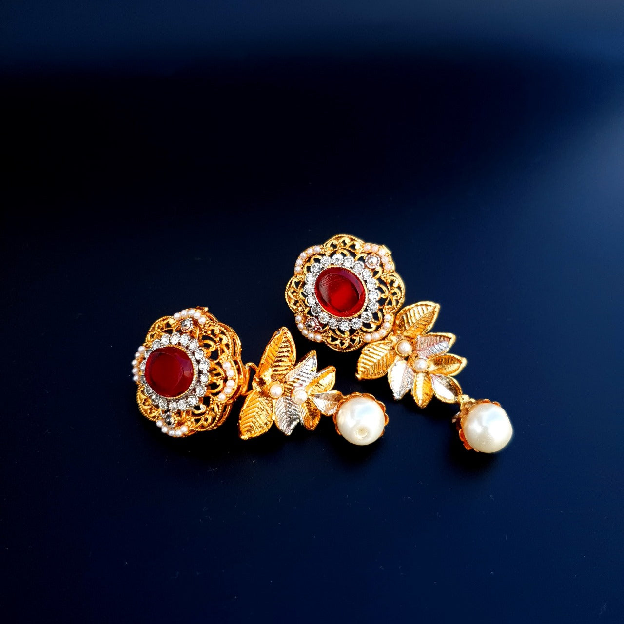 COPPER PLATING VINTAGE EARRING image 9