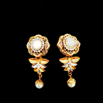 COPPER PLATING VINTAGE EARRING image 1