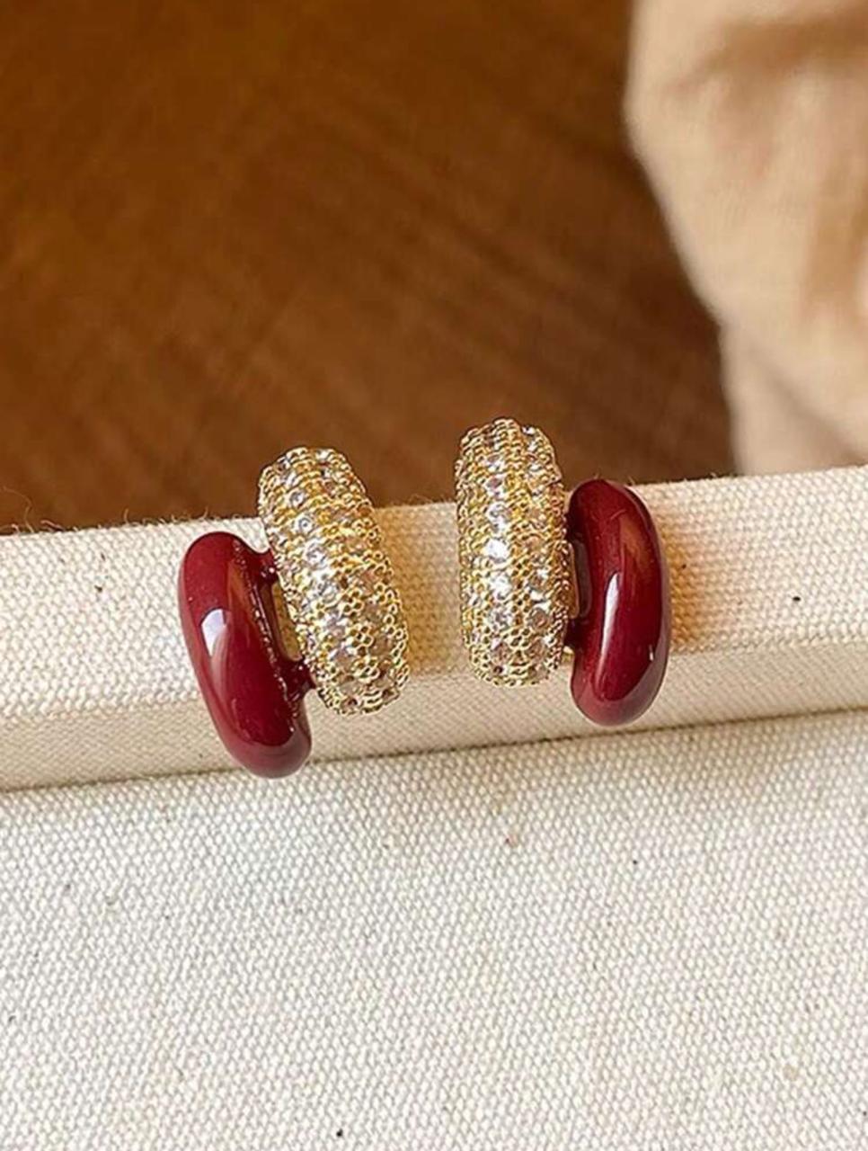 Delicate, Unique And Elegant French Style Luxury Studs image 0