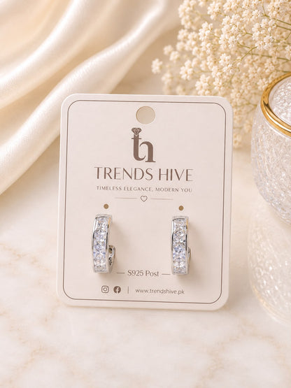 Crystal Luxe Huggie
