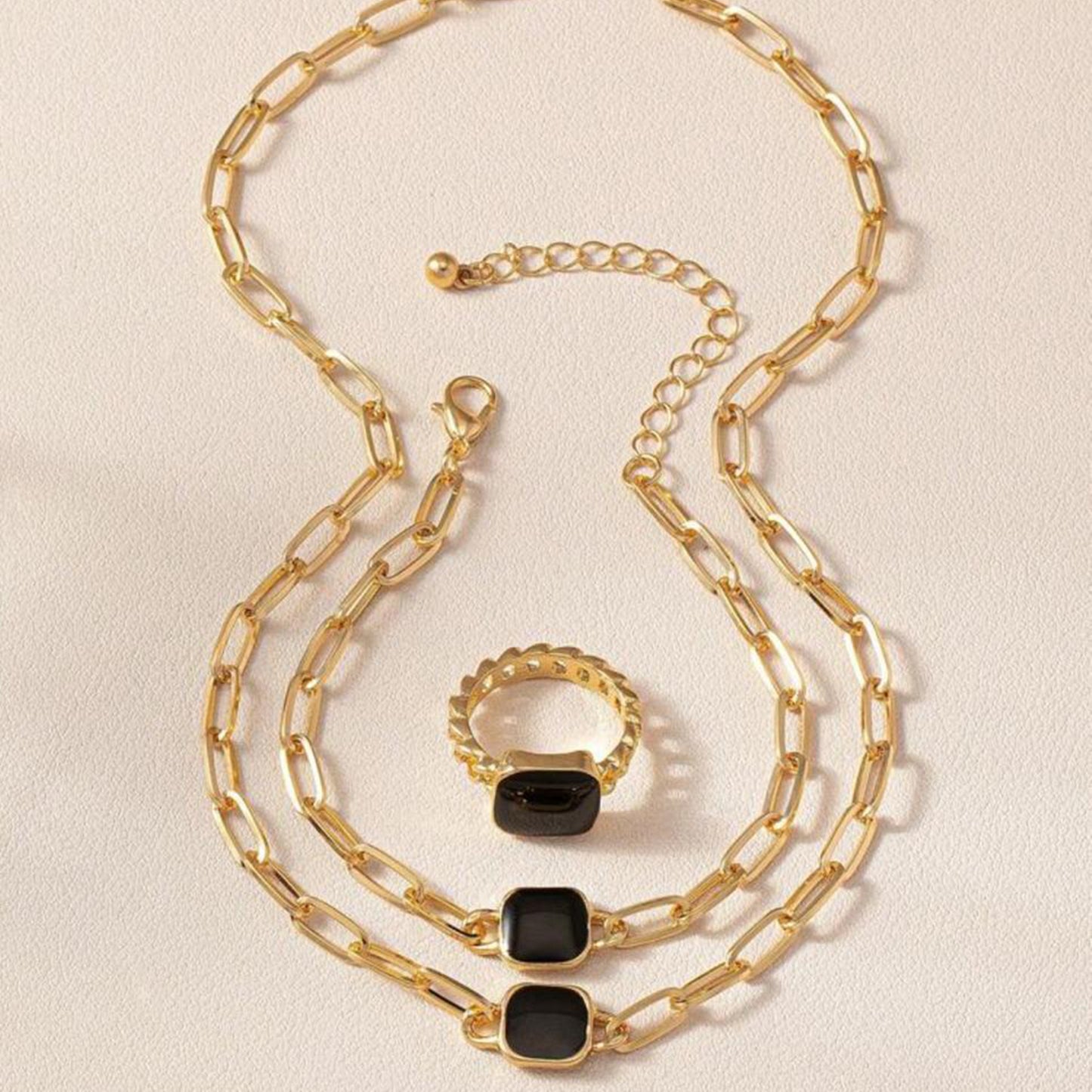 A SET OF BLACK SQUARE image 0