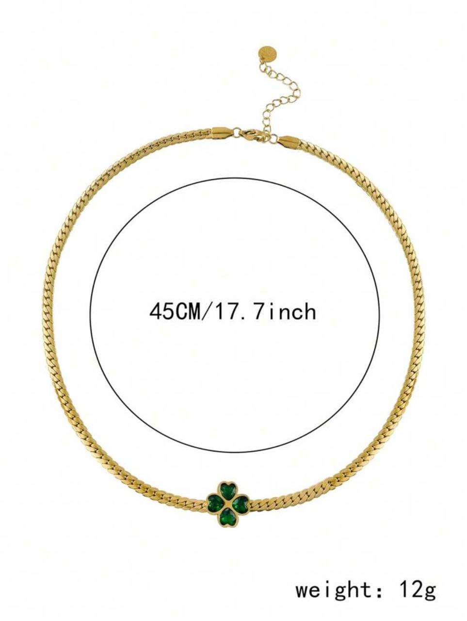 ELEGANT GREEN HEART CUBIC ZIRCONIA SET WITH FLOWER ACCENTS image 7