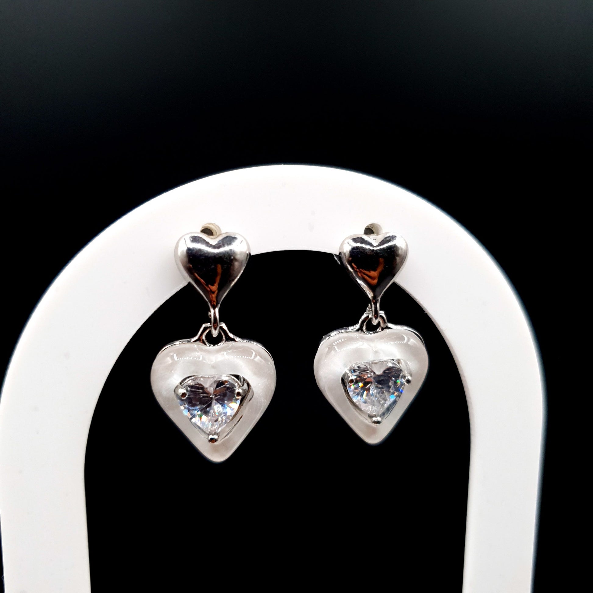 HEART SHAPE -SILVER & GOLDEN image 0