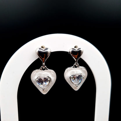 HEART SHAPE -SILVER & GOLDEN image 0