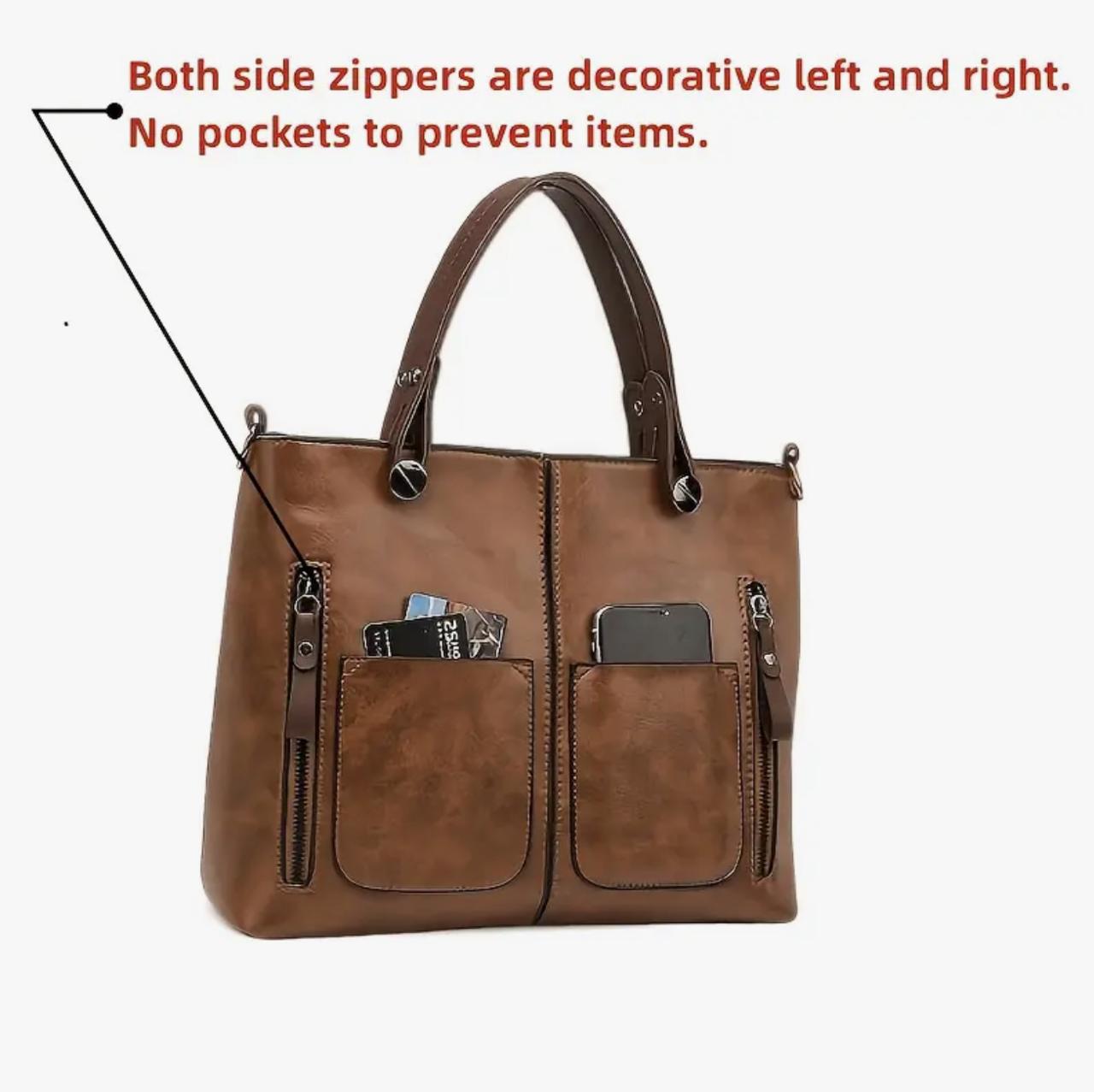 Luxury Shoulder Bag with Detachable Adjustable Strap image 4