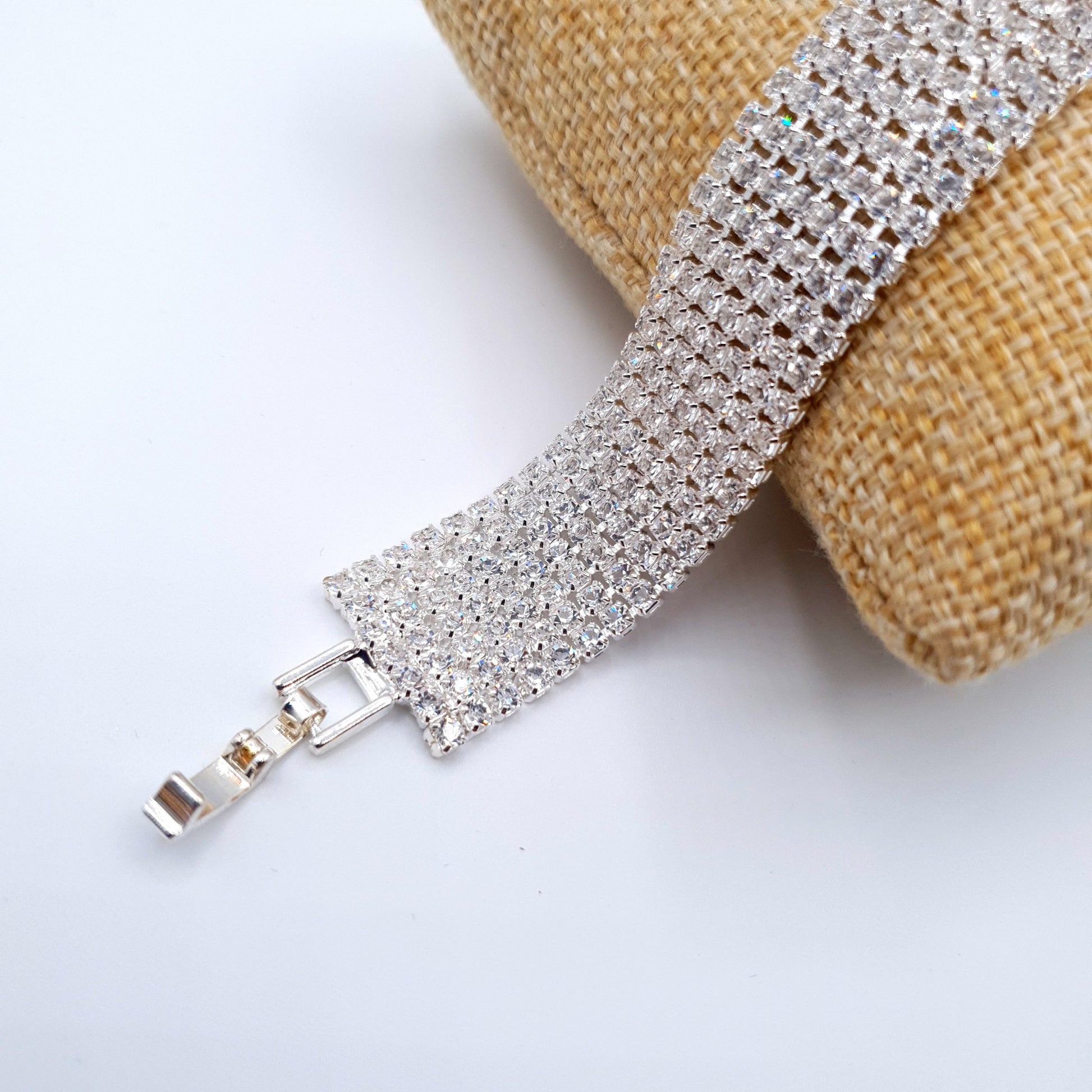 A dazzling bracelet with shimmering stones, designed to captivate and elevate any look image 8