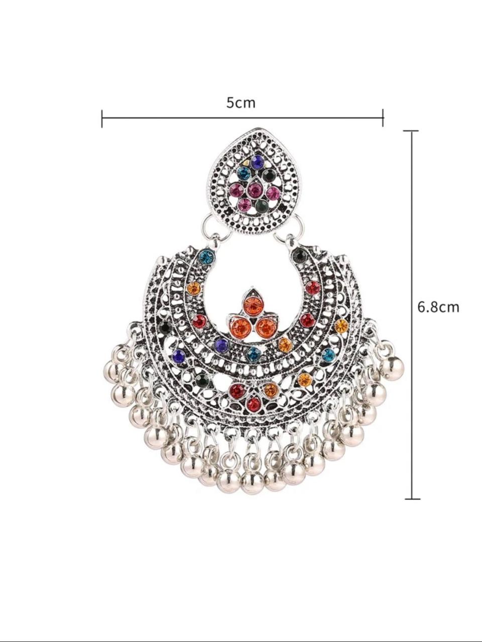 BEAD TASSEL DROP EARRING image 6