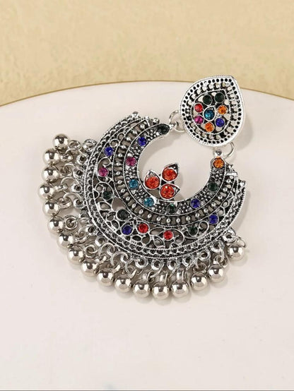 BEAD TASSEL DROP EARRING image 8