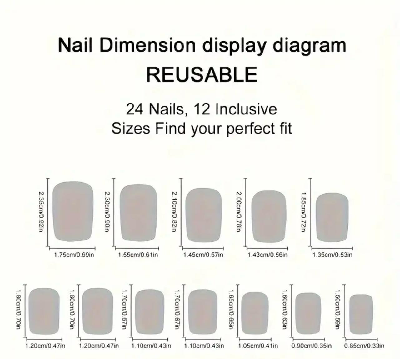 30pcs Glamorous Cat Eye Press-On Nails Set - Medium Square, Shimmering Red & Purple Solid Color with Glossy Finish, Easy to Apply & Remove for a Chic Look, Beauty Enhancement|Elegant Nail Style|Durable Pres sons, Cute Nails image 1