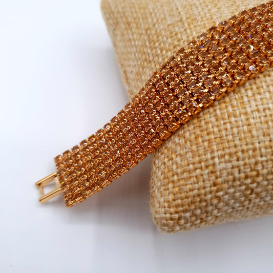 A dazzling bracelet with shimmering stones, designed to captivate and elevate any look image 1