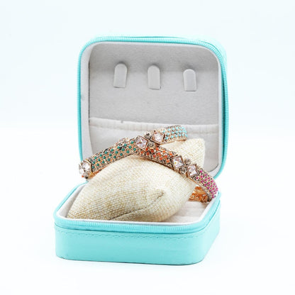 A vibrant multicolour kara that beautifully blends tradition with a splash of modern elegance image 5