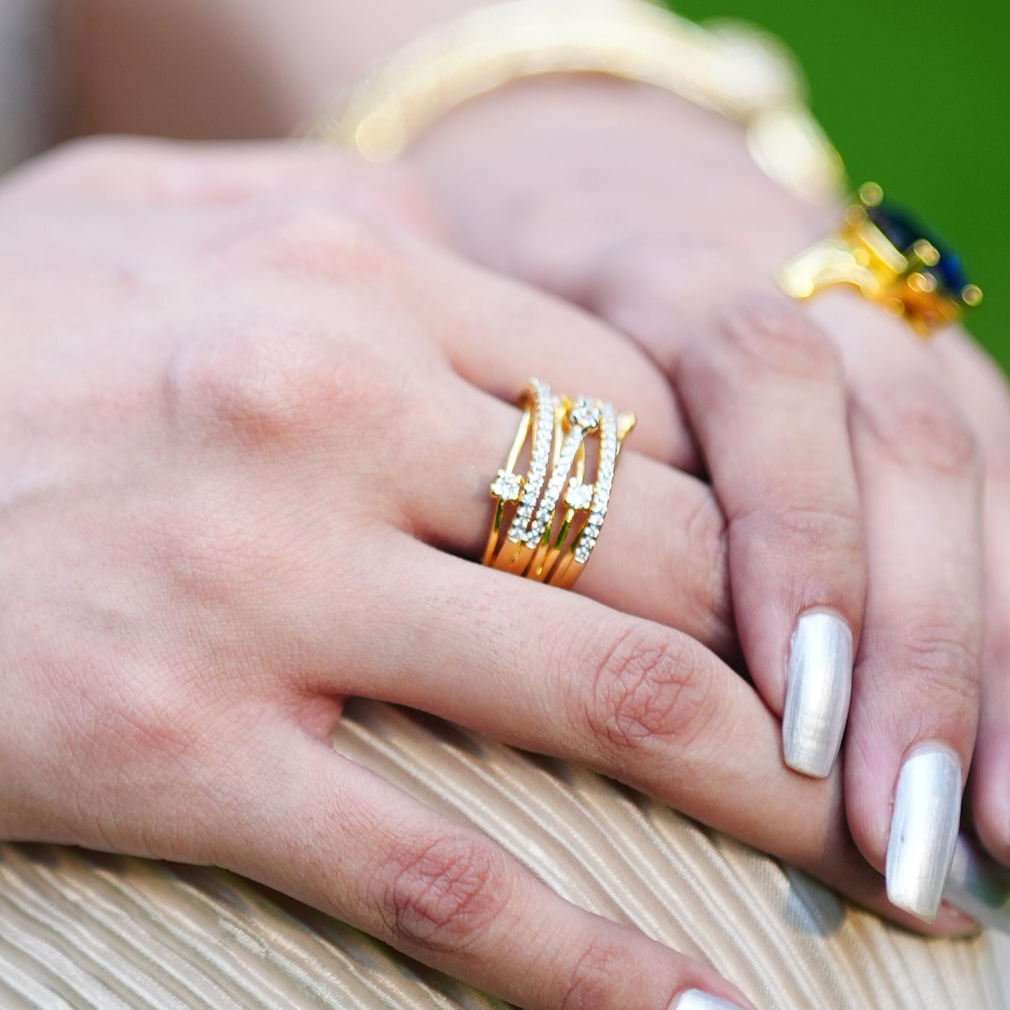 GOLD PLATED RING image 1