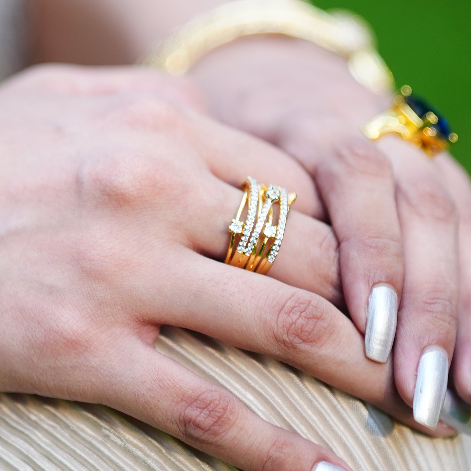 GOLD PLATED RING image 1