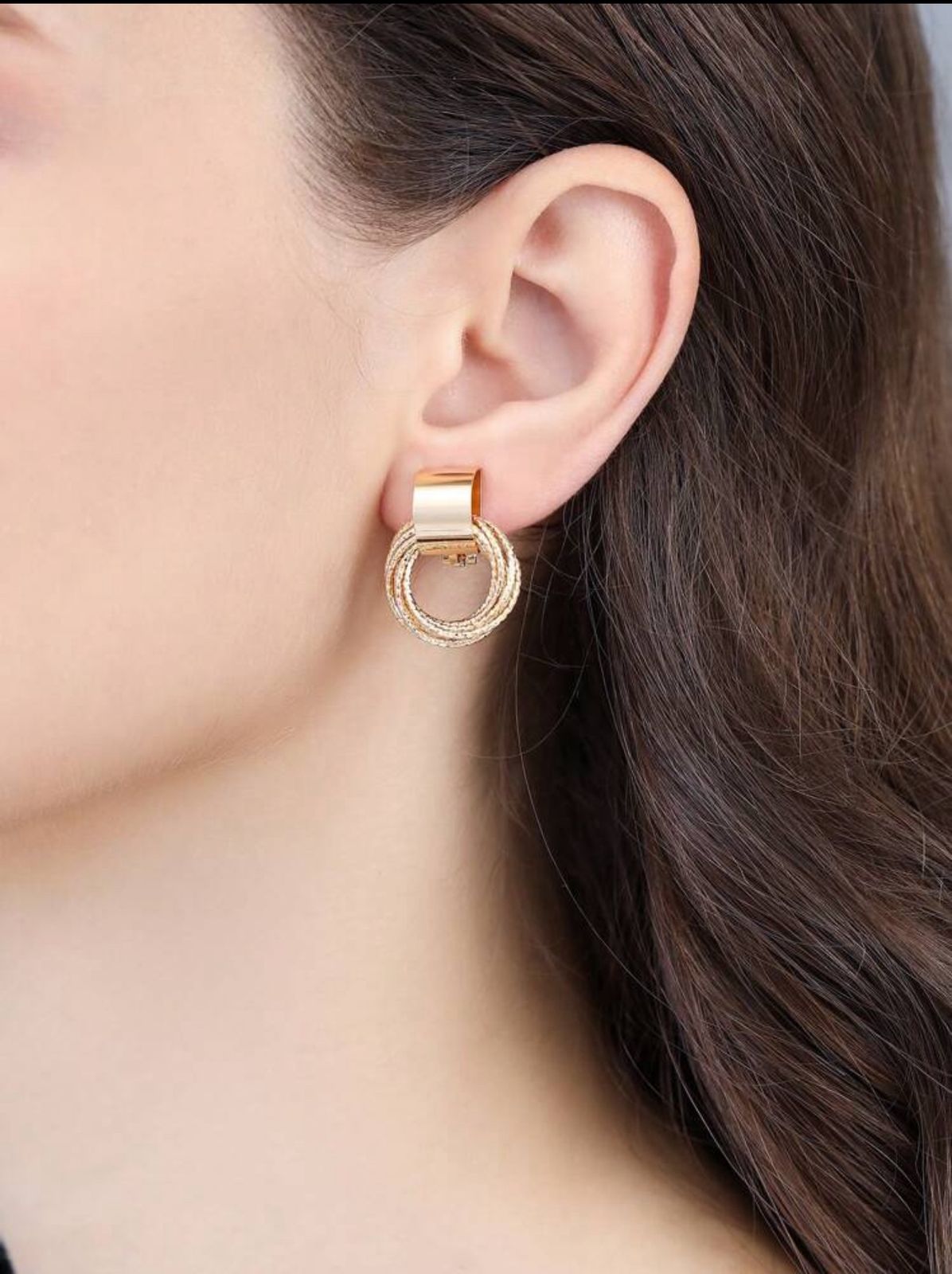 Fashion Multilayer Circle Hoop Earrings image 1