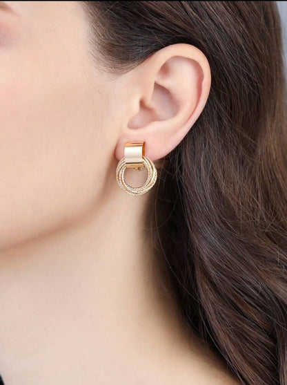Fashion Multilayer Circle Hoop Earrings image 1