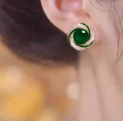 Elegant High-End Chic Small Compact Versatile Fresh Earrings image 2