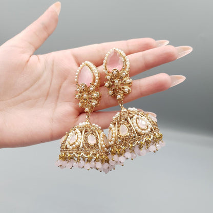 Royal Crystal Statement Jhumka