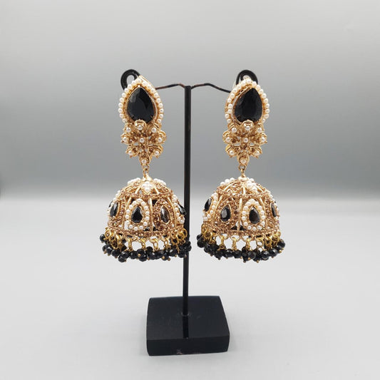 Royal Crystal Statement Jhumka