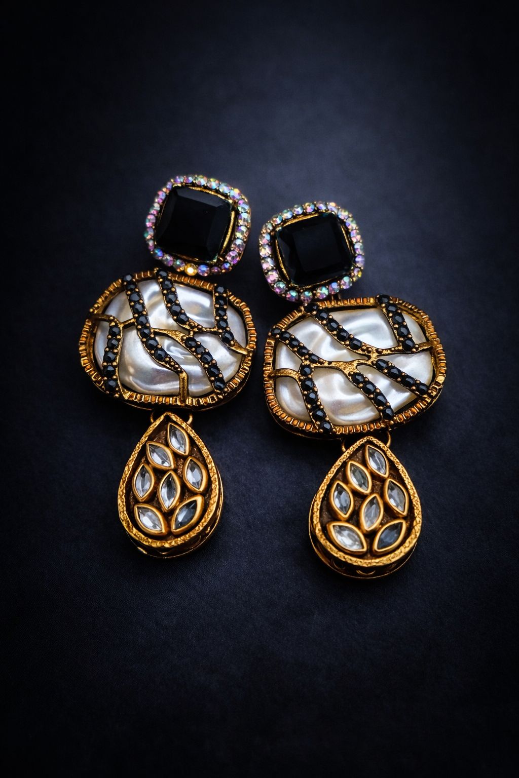 Ottoman Elegance Drop Earrings – Turkish Style