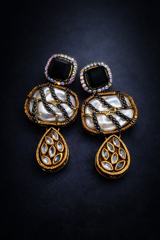 Ottoman Elegance Drop Earrings – Turkish Style