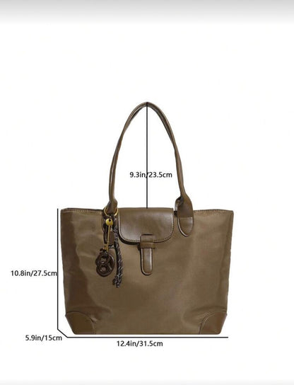 Classic Camel Brown Everyday Tote Bag
