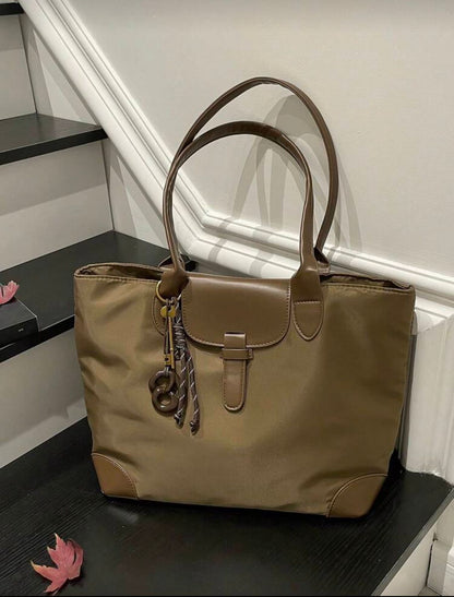Classic Camel Brown Everyday Tote Bag