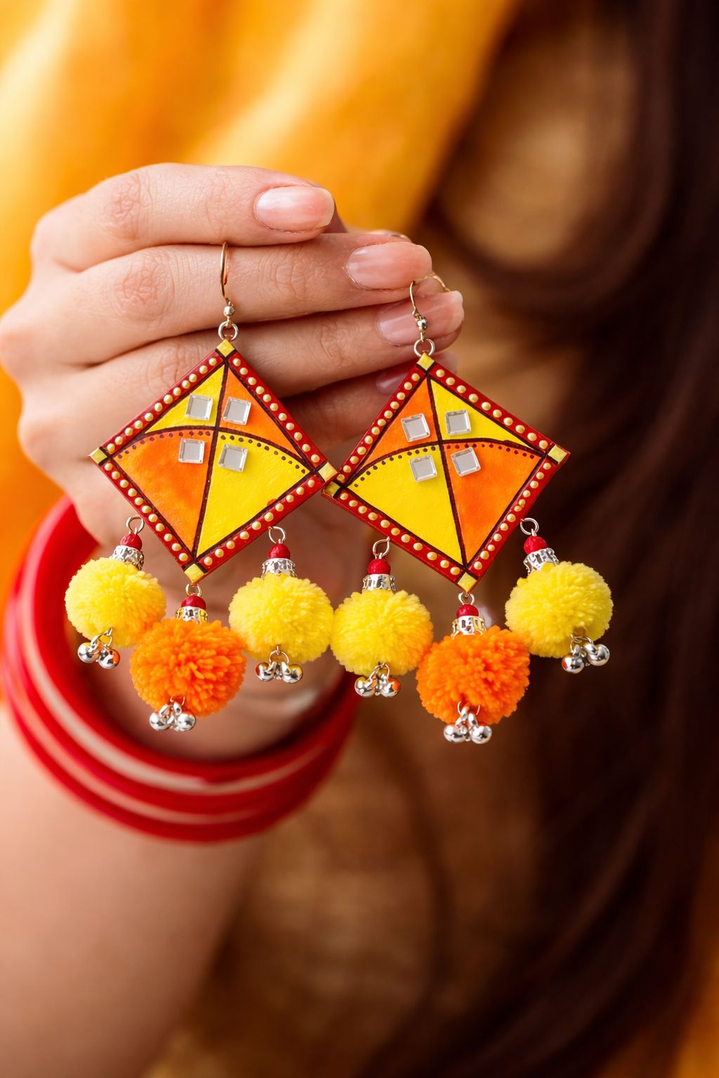 Basant Heritage Kite Earrings