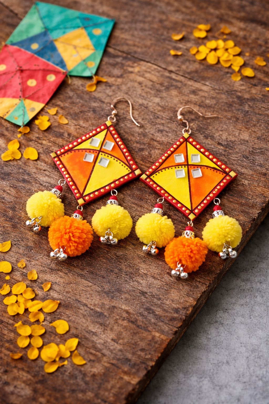 Basant Heritage Kite Earrings