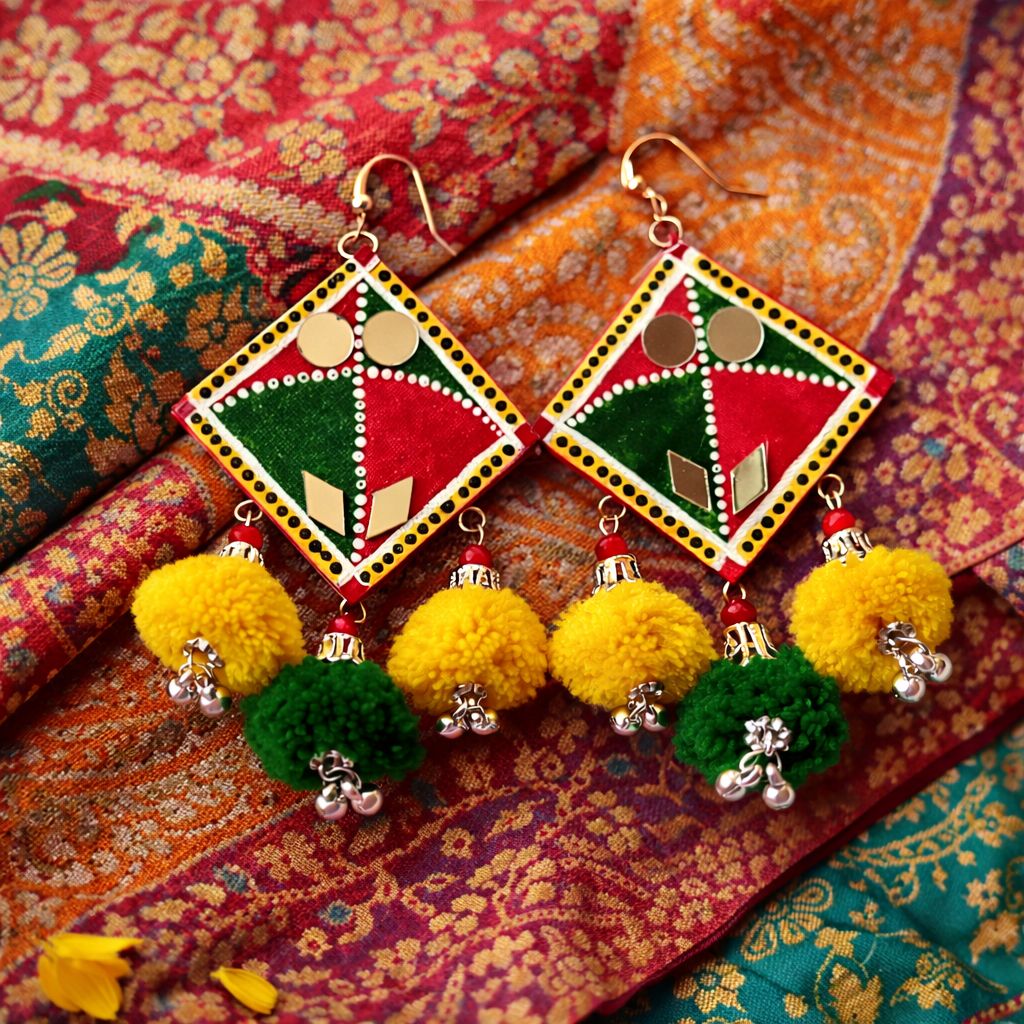 Basant Heritage Kite Earrings