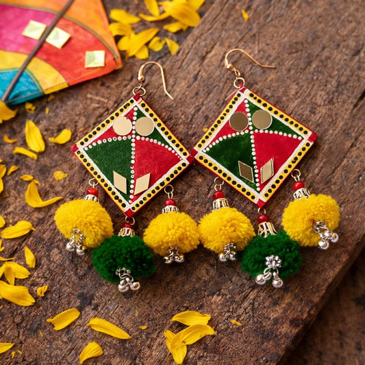 Basant Heritage Kite Earrings