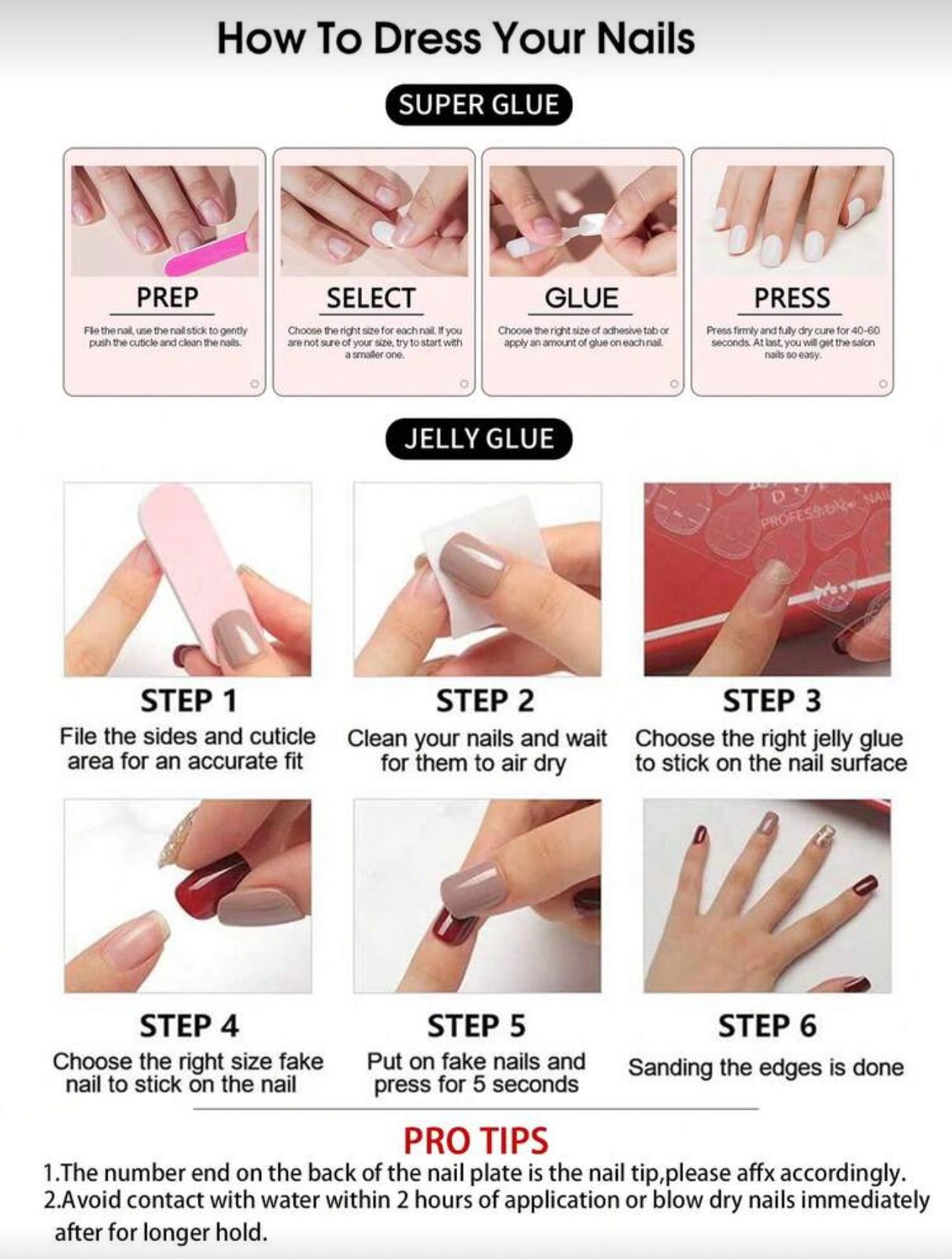 Blooming Grace – Almond-Shaped 3D Floral Gel Nail Stickers (24 Pcs)