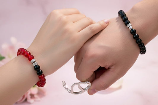 Soulmate Heart Couple Hand-Made Bracelets Set