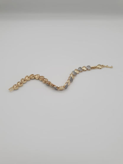 Zirconia Heart Bracelet