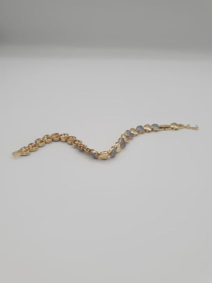 Zirconia Heart Bracelet