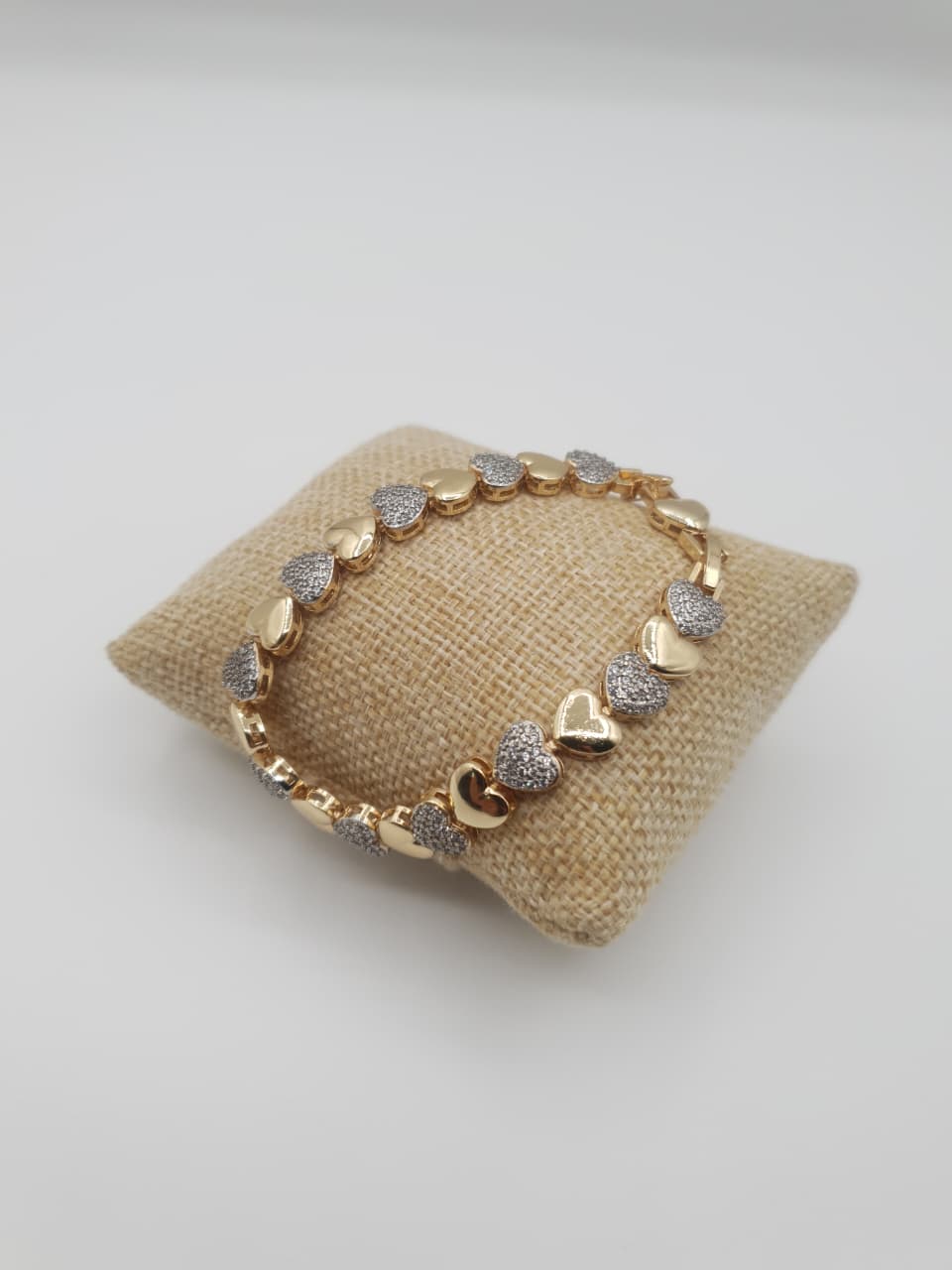 Zirconia Heart Bracelet