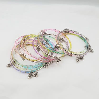 Traditional Raindrop Bangles & Ghungru Kara Set