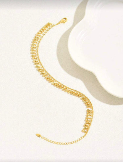 Gold Tassel Anklet