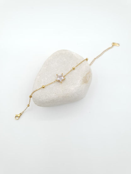 Starlight Crystal Gold Bracelet