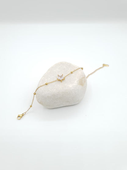 Starlight Crystal Gold Bracelet
