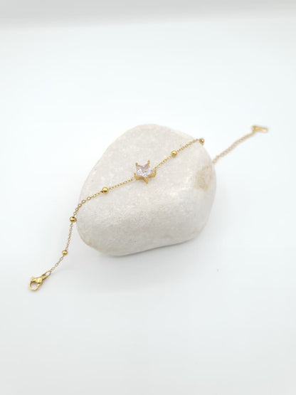 Starlight Crystal Gold Bracelet