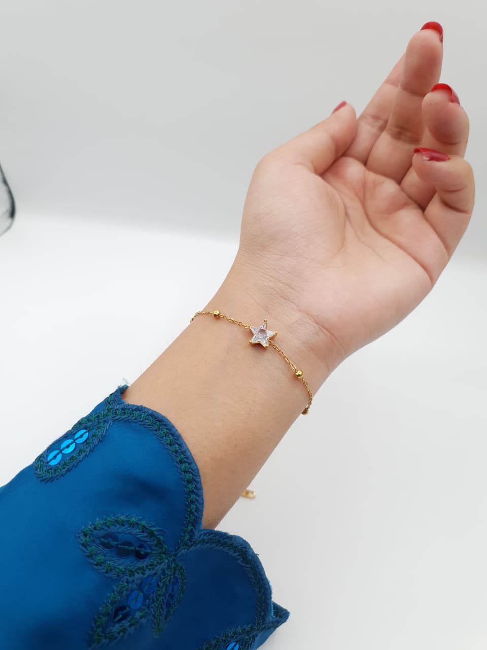 Starlight Crystal Gold Bracelet