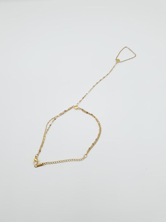 Delicate Gold Hand Harness Bracelet