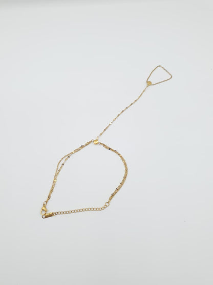 Delicate Gold Hand Harness Bracelet
