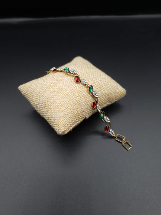 Royal Gemstone-Inspired Bracelet